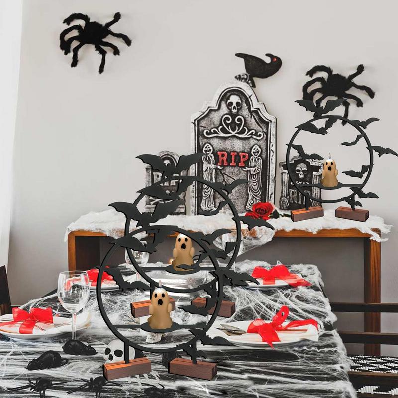 Halloween Candlestick Holder Bat Wall Decor With Candle Halloween Candlestick Gothic Wall Decor Halloween Candle Holders