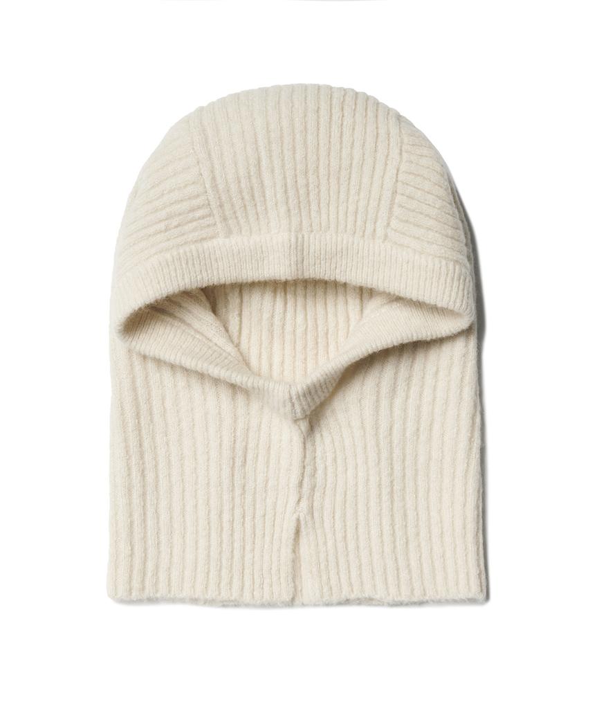 MUSINSA STANDARD WOMAN Women'S Soft Boucle Knit Balaclava [Cream]