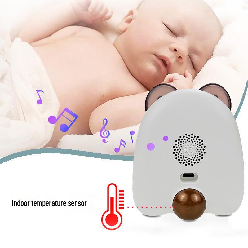 Portable Baby Sleep Aid: White Noise Machine & Lullaby Monitor