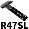 Schwarzer PCB U.2 auf M.2 PCI-E 3.0 SFF-8639 Adapter