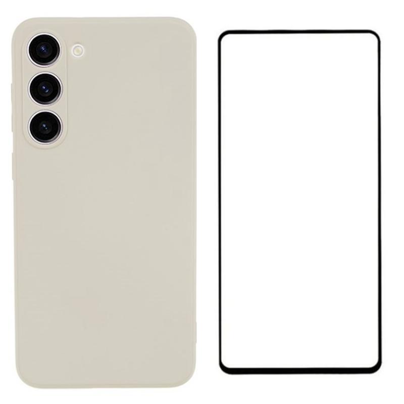 For Samsung Galaxy S23+ Case Soft TPU Phone Cover with Screen Protector