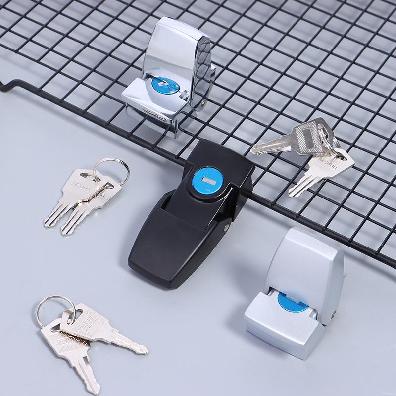 Dk604 Schnallenverschluss Edelstahl Schrankriegel Schubladensicherheit Knebelverschluss mit zwei Schlüsseln