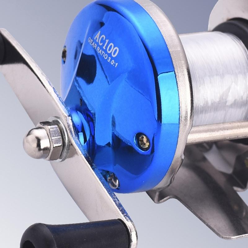 Mini Tambur Plasticl Mulineta Pescuit Portabilă Iarnă Gheață Mulinetă Tambur Cu Fir Echipament de Exterior Accesorii Pescuit