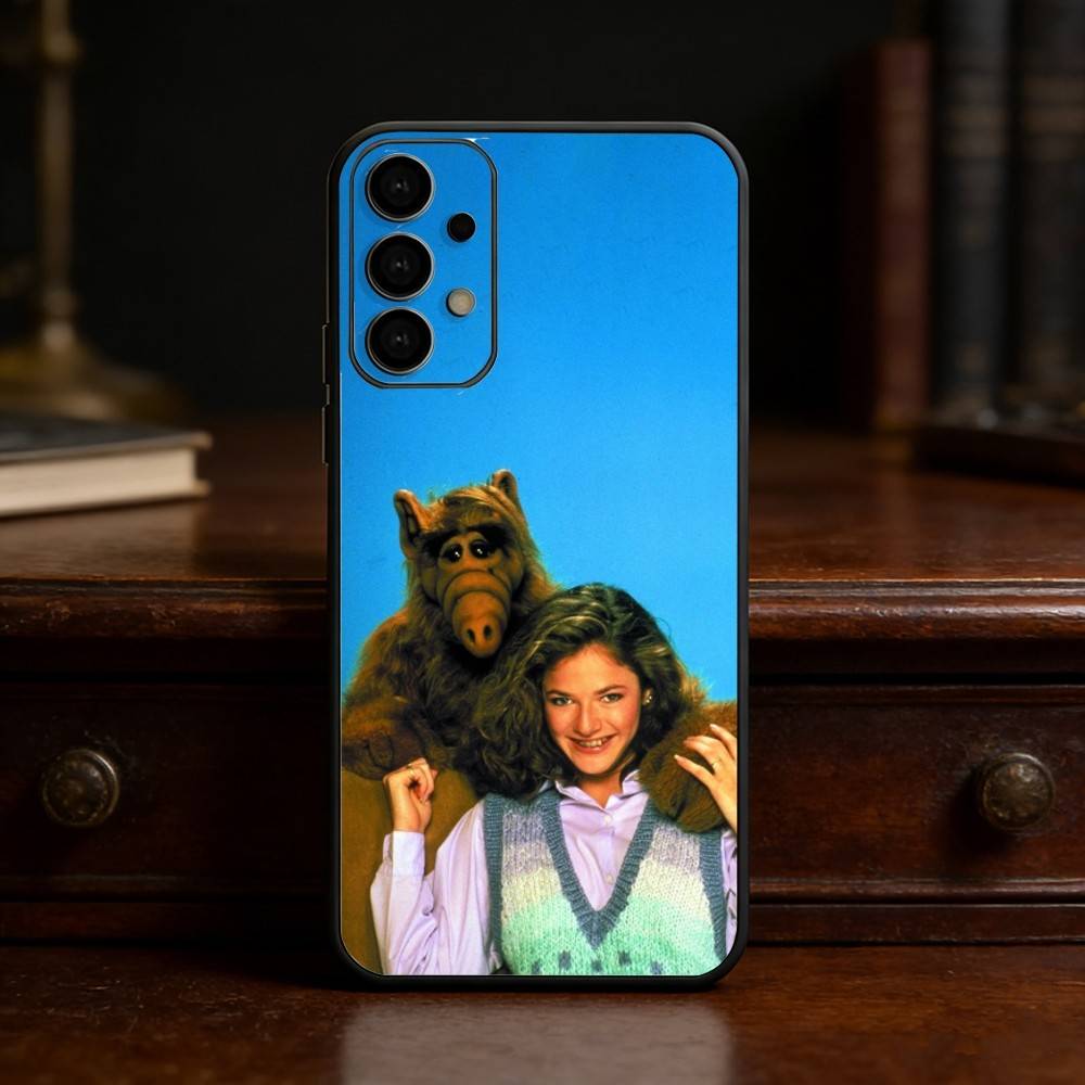 TV Series Alf Phone Case For Samsung S25,S24,S21,S22,S23,S30,Ultra,S20,Plus,Fe,Lite Black Shell