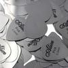 6 Pcs Metal Guitar Pick 0.3mm Thin Durable Silver Color Professional Bass Ukelele Guitar Picks Guitar Amplifier Bass Guita