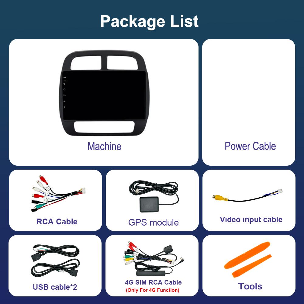 DSP Stereo Car Radio Multimedia Player for Renault KWID K-ZE Dacia Spring 2015 - 2018 GPS Navi Android 14 BT WiFi 4G Auto Tools