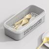 Rectangular Shape Chopstick Draining Cage Single Layer Kitchen Utensil Organizer Kitchen Use