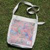 [Patchwork Canvas Bag] Banana Leaves - Pale Pink