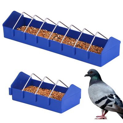 20cm/40cm Mangeoire Épaisse pour Oiseaux Pigeons Mangeoire à Gouttière Poulet Fontaine à Nourriture pour Oiseaux Mangeoire pour Poussins Emplacement Contenant Outil Distributeur de Nourriture