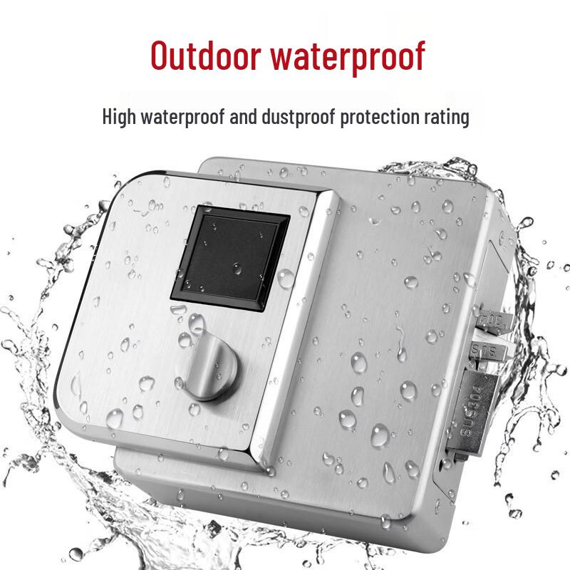 ZUCON Wireless Outdoor Fingerprint Access Control Lock CN plug (adapter included)