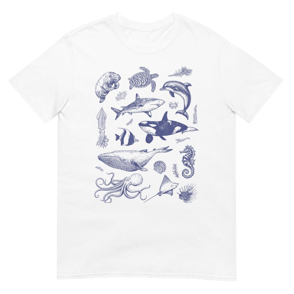 Vintage 90s Tattoo Sea Animal Shirt