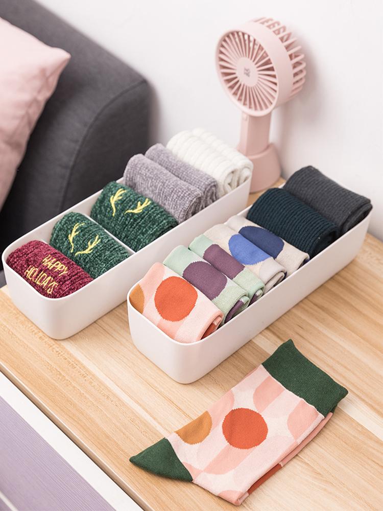 Xiaomi Multifunctional underwear storage box household wardrobe underwear compartment drawer storage plastic storage box