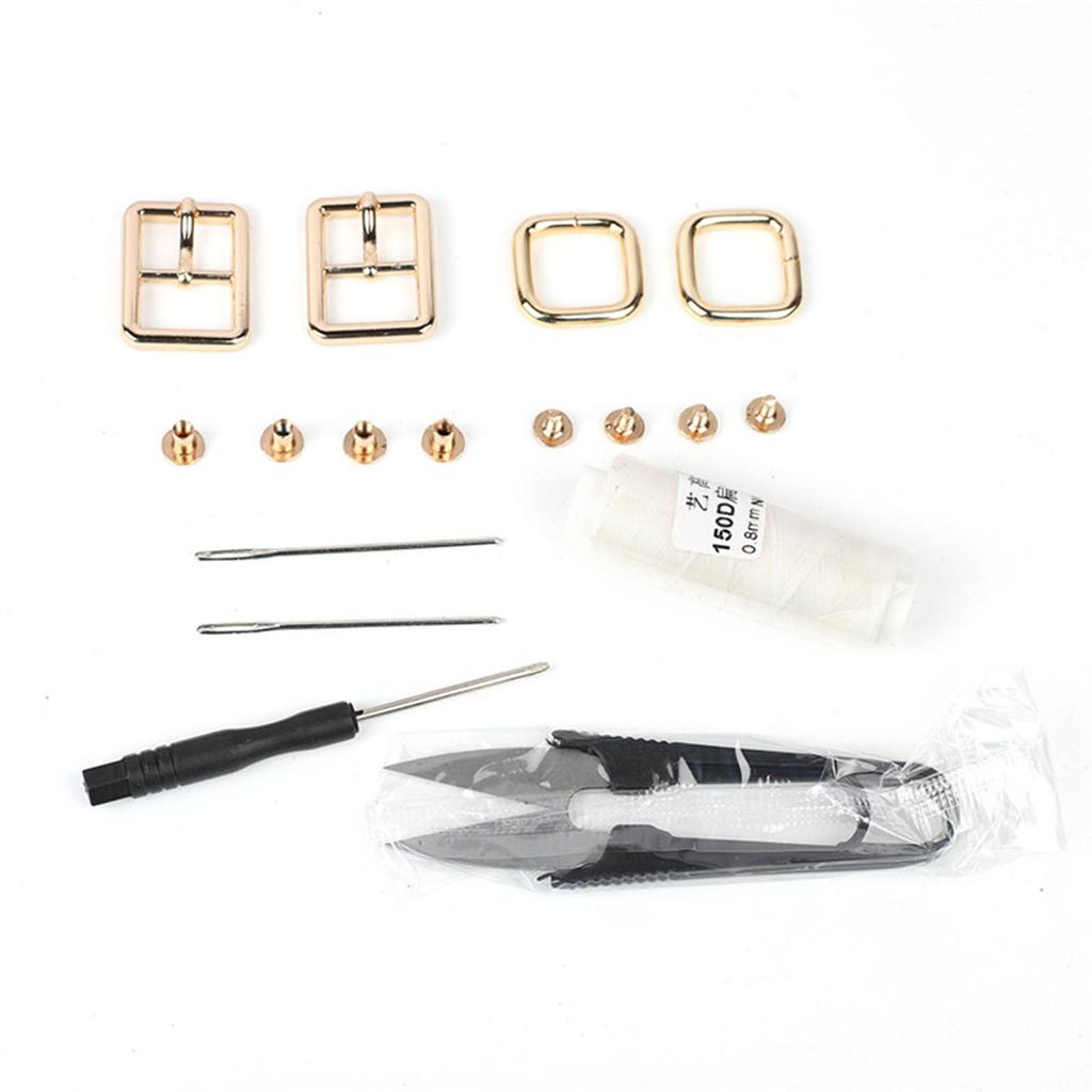 DIY Handmade Bag Retro Style Hand Stitching with Sewing Tools Shoulder Bags