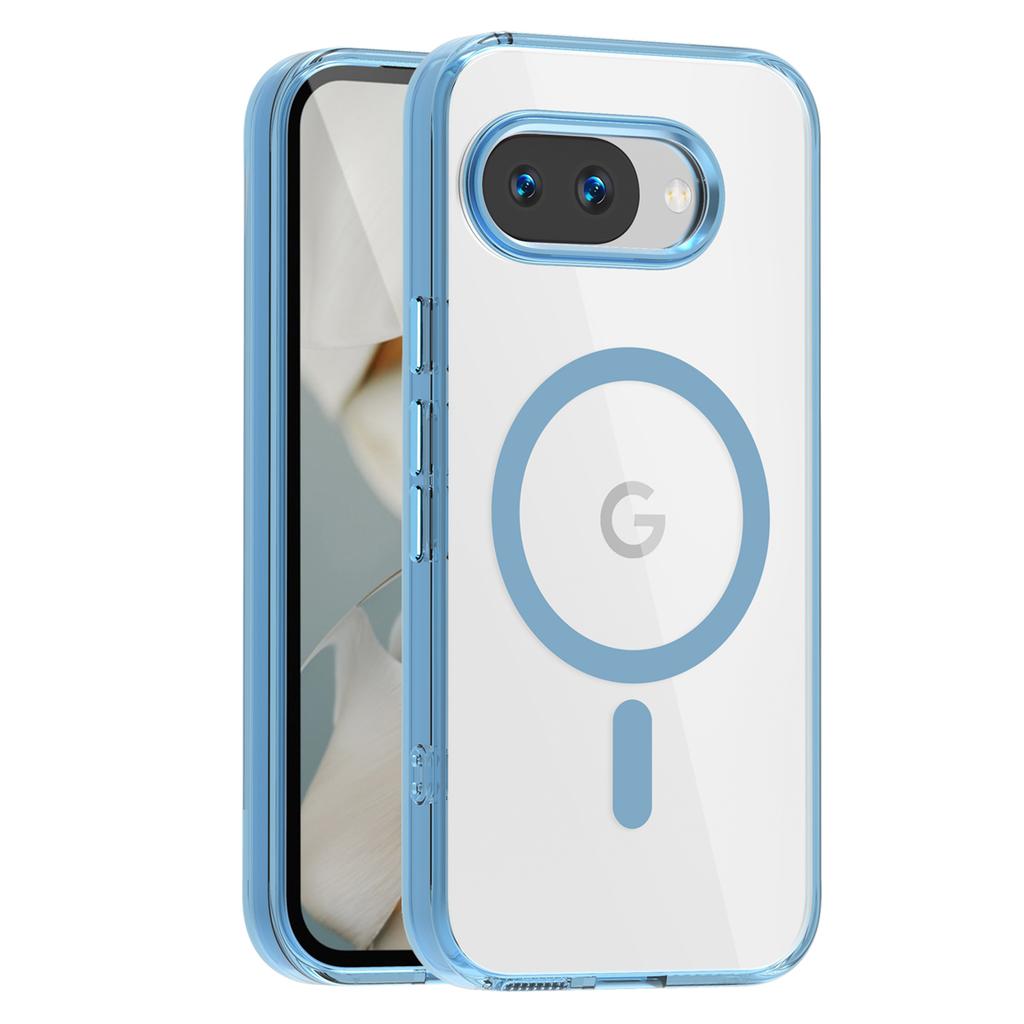 For Google Pixel 9a Case Compatible with MagSafe TPU+PC Transparent Phone Cover