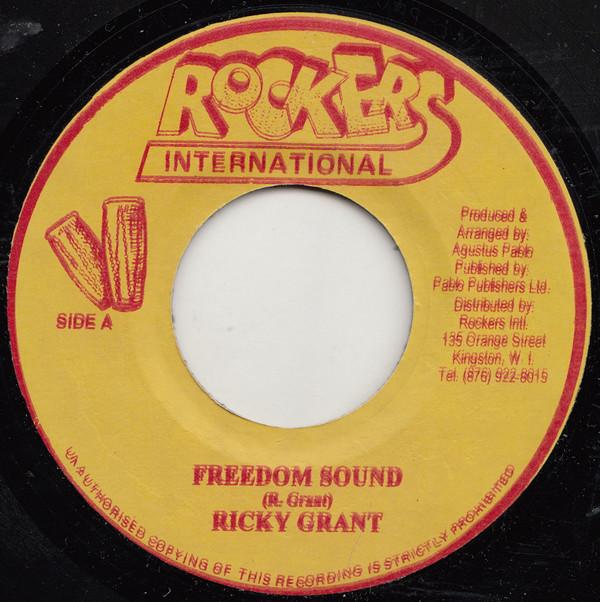 

7inch Record RICKY GRANT Freedom Sound NONE Rockers Interna Jamaica Reggae Ska Dub Used