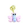 Cute 3D Three-dimensional Butterfly Toy Keychain Pendant 3D Printing Toy Simulation Insect Butterfly Joint Movable Bag Decor