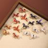 Traditional Horse Brooches Vintage Zodiac Animal Badge New Brooch Pins  Jewelry Accessories