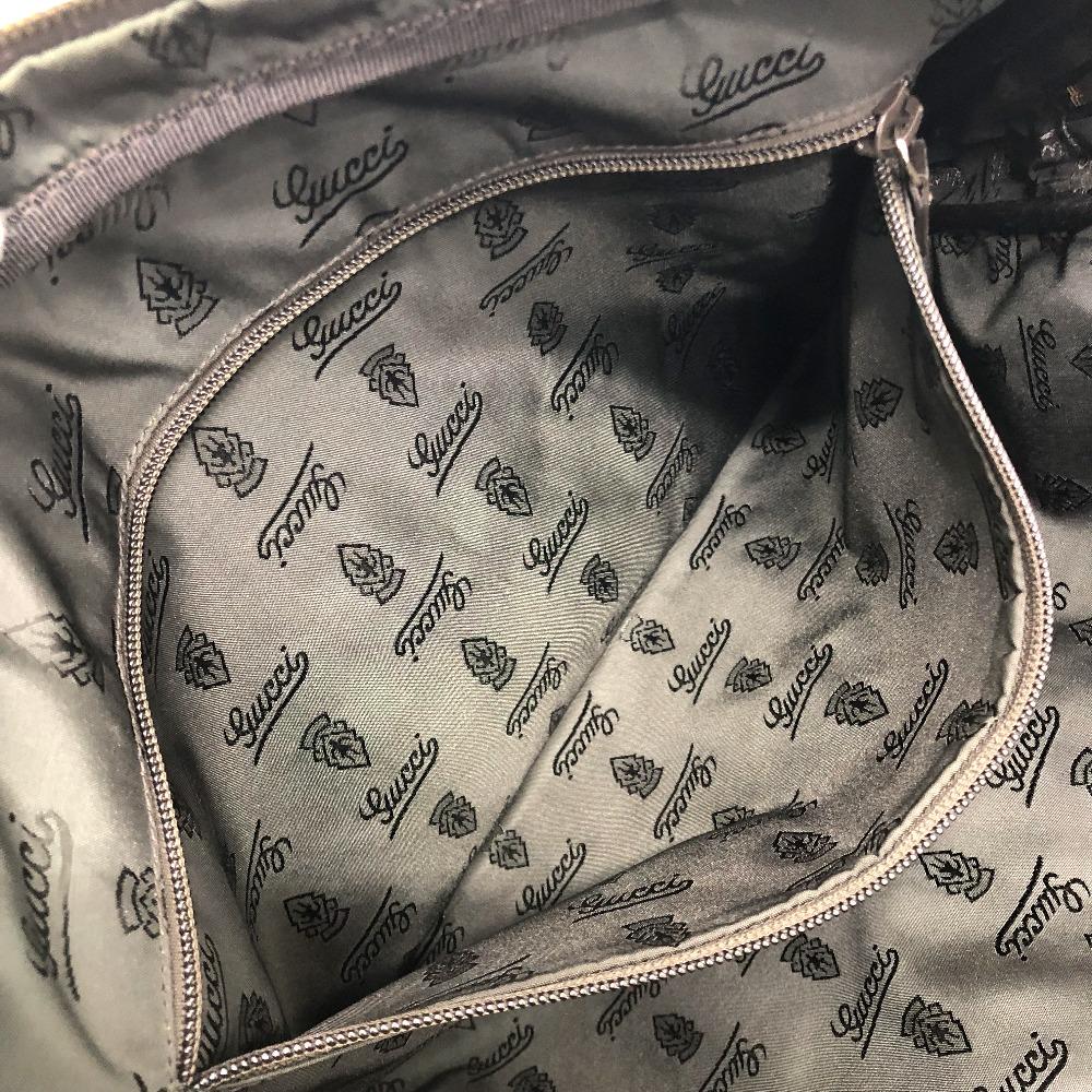 GUCCI 201480 Sima Line Hand Bag Business bag Briefcase Leather Brown