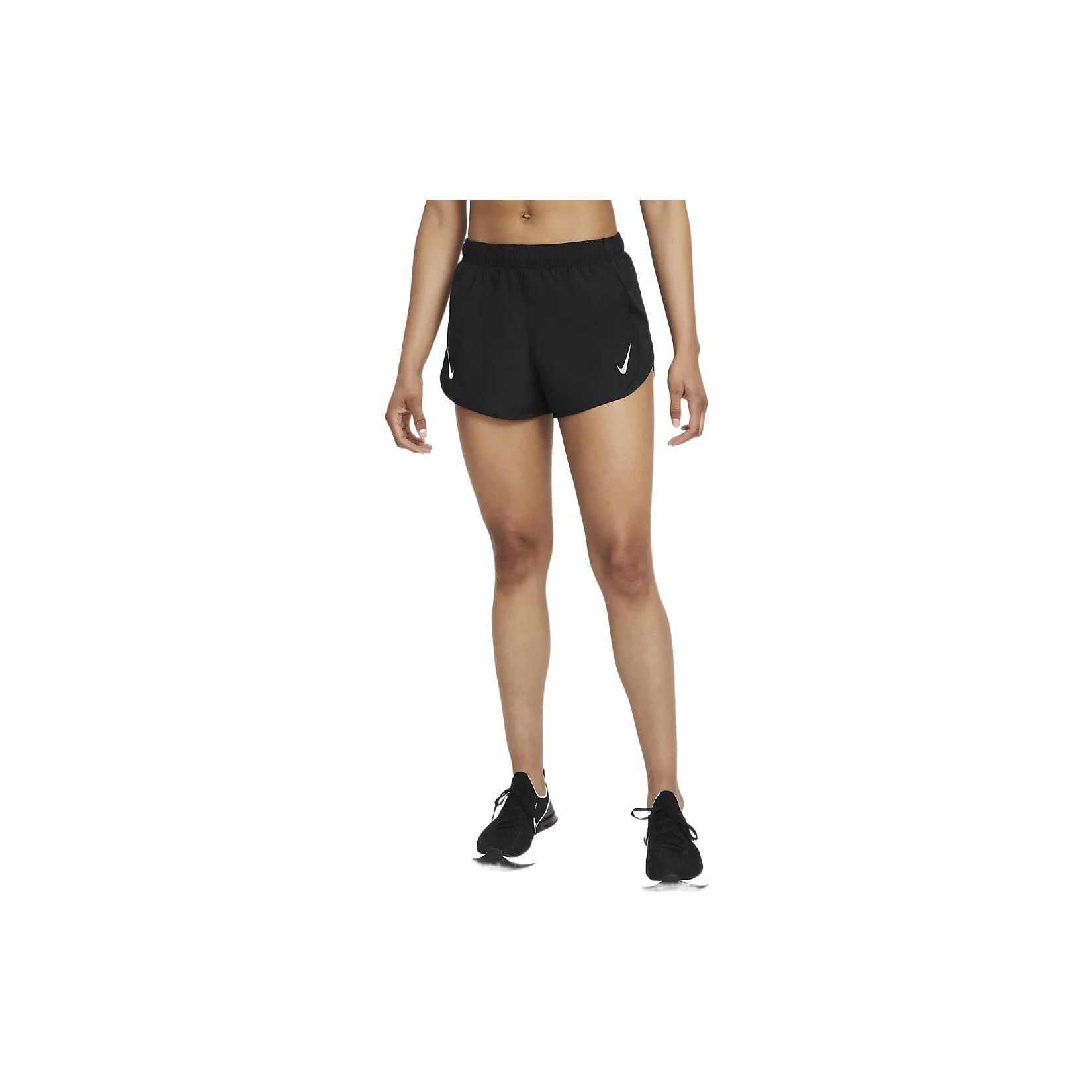 

Nike Solid Color Logo Running Shorts Women bottoms Black DD5936-010 L