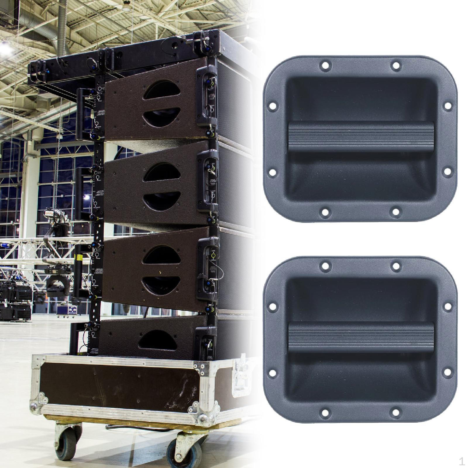 

2 шт. Ручки для акустических шкафов Аксессуары Боковая ручка Загруженный кейс Принадлежности для переноски S