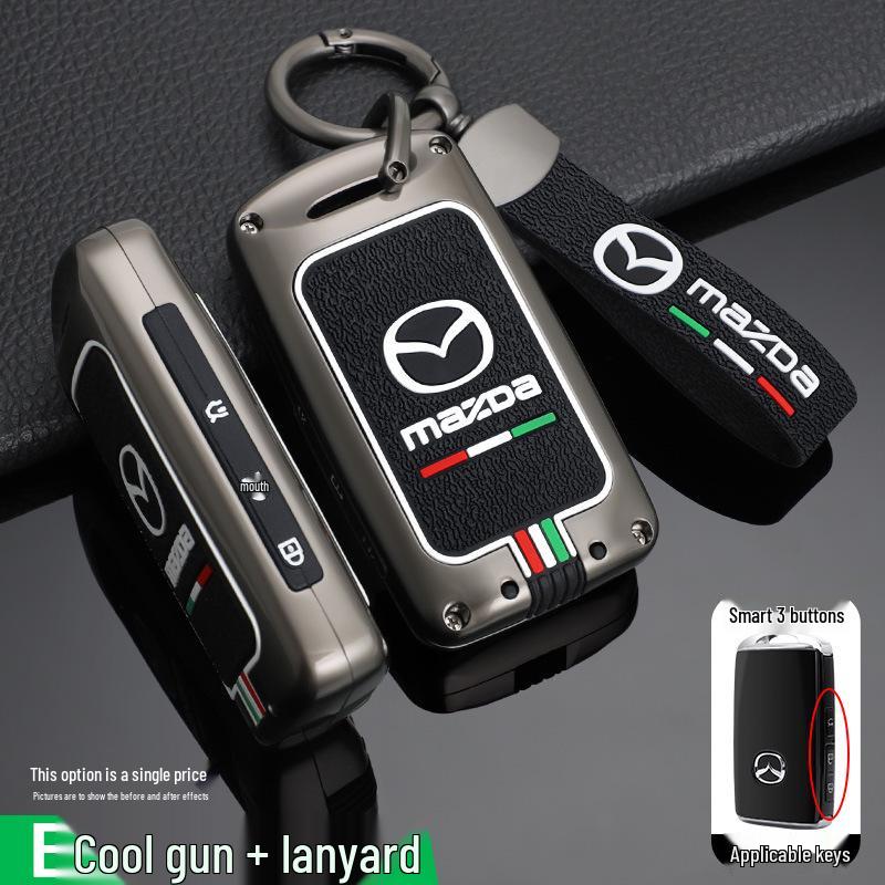 2024 Mazda Key Case for Axela, CX-5, CX-50, CX-4, Atenza; Fits Two-Button Models