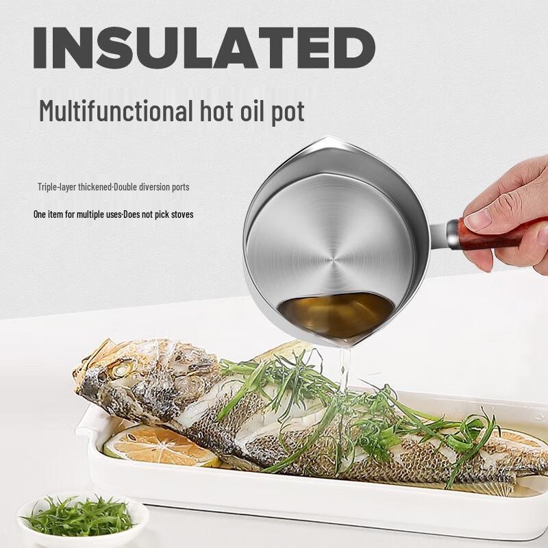Mini Stainless Steel Hot Oil Pot