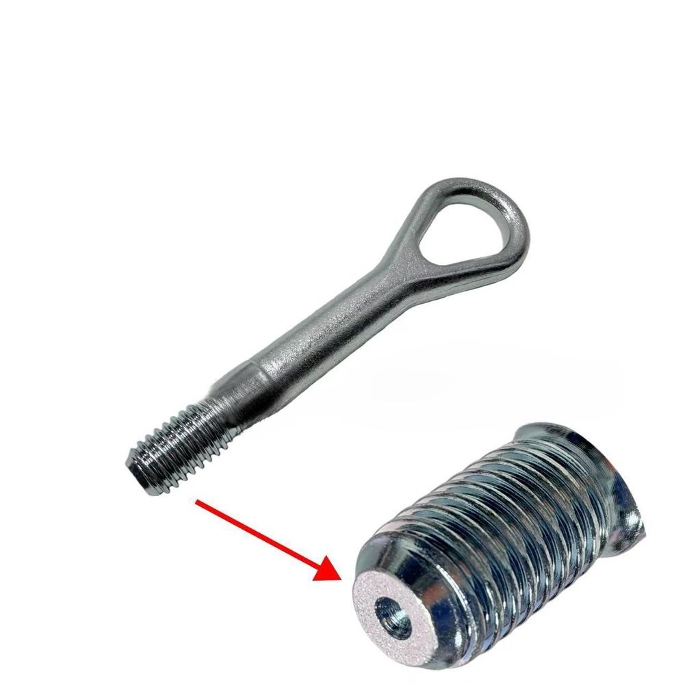Trailer Tow Ring Towing Eye For Towing And Recovery As Shown In The Figure Compact Dimensions Rust Resistant Finish