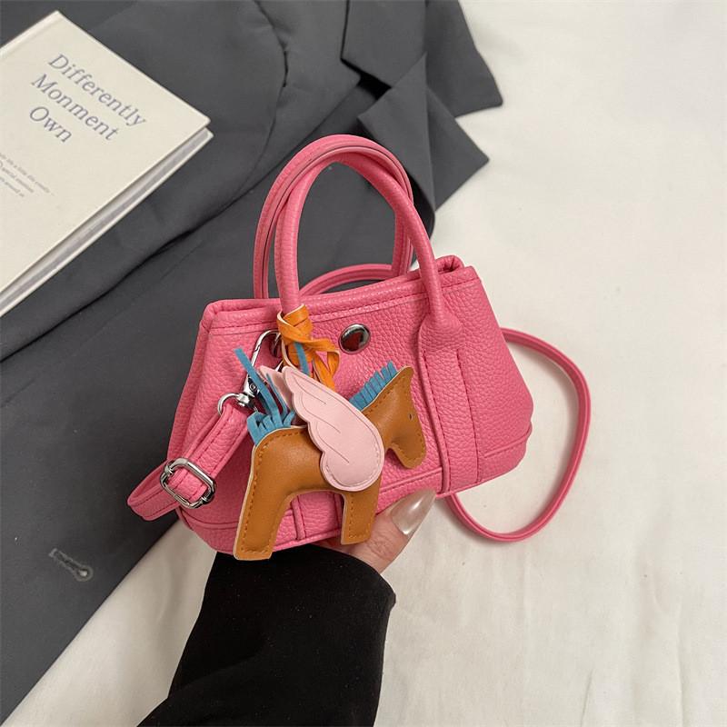 Autumn Girls Handheld Garden Bag With Pu Material For Kindergarten Use