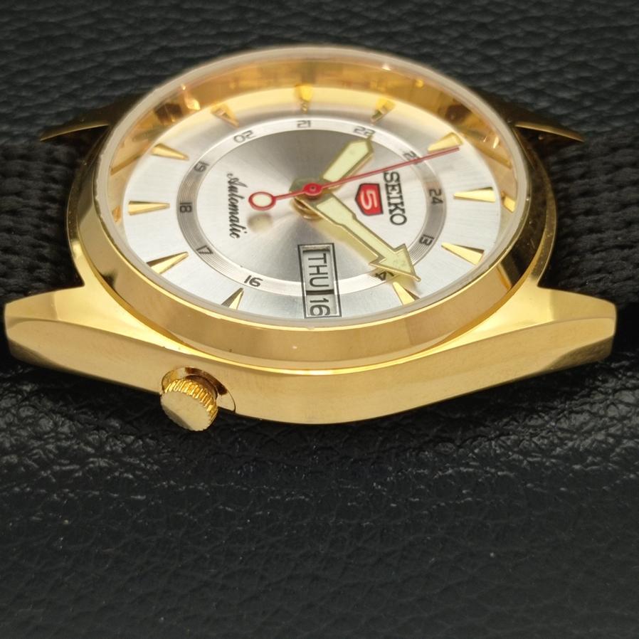 REPASOVANÉ VINTAGE SEIKO 5 AUTO 6309A JAPONSKÉ PÁNSKÉ HODINKY SE STŘÍBRNÝM CIFERNÍKEM a425928-2