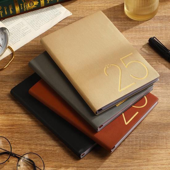 Plánovač kalendář 2025 Měsíční týdenní plánovač Jan. do prosince. 2025 Daily Planner Notebook s měsíčníkem