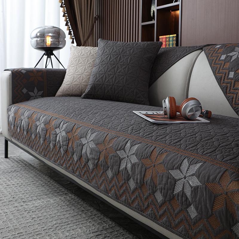 New Bohemia Sofa Protector Cover For Living Room Stretch Sofa Cushion Mat Couch Covers Thicken Plush Chair Sofa Towel Home Decor