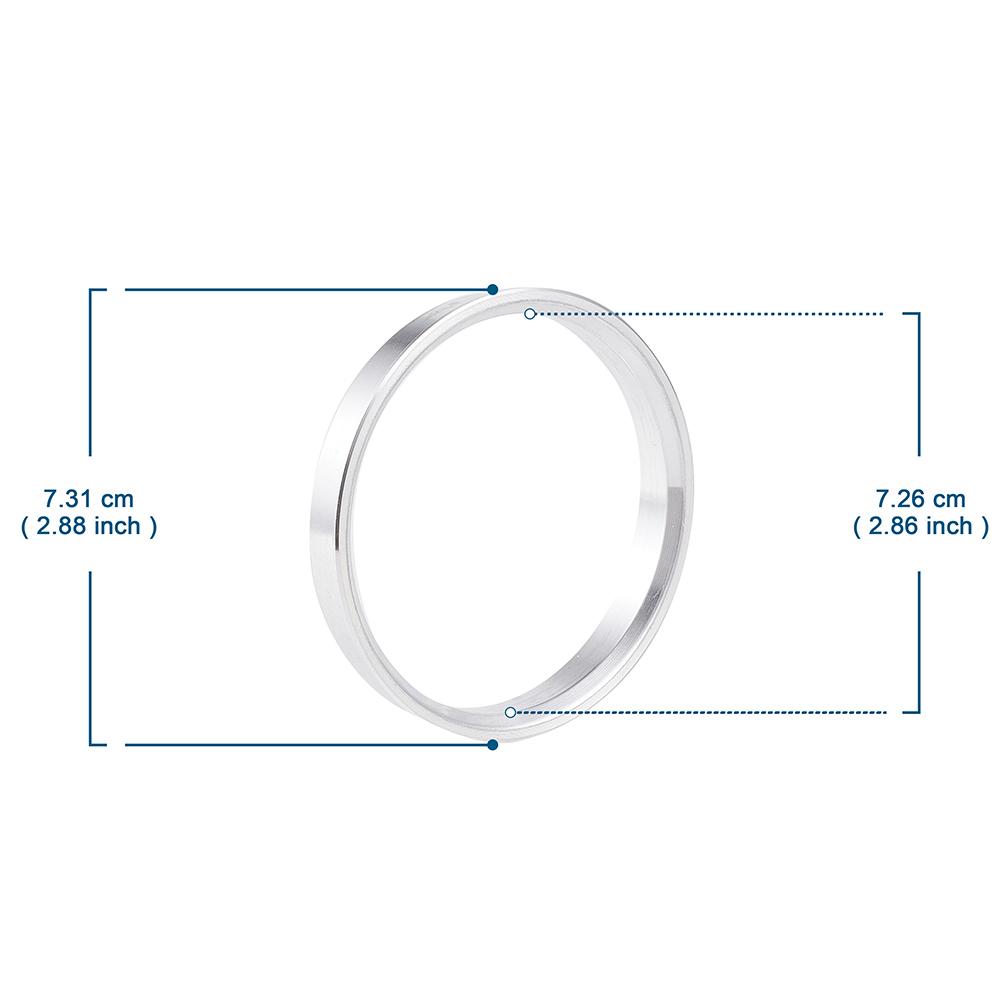 

4 шт. Проставка для центрального отверстия колеса автомобиля, кольцо, подходящее для центрального отверстия вашего автомобиля 73,1/67,1 73,1/70,1 73,1/70,3 73,1/72,6