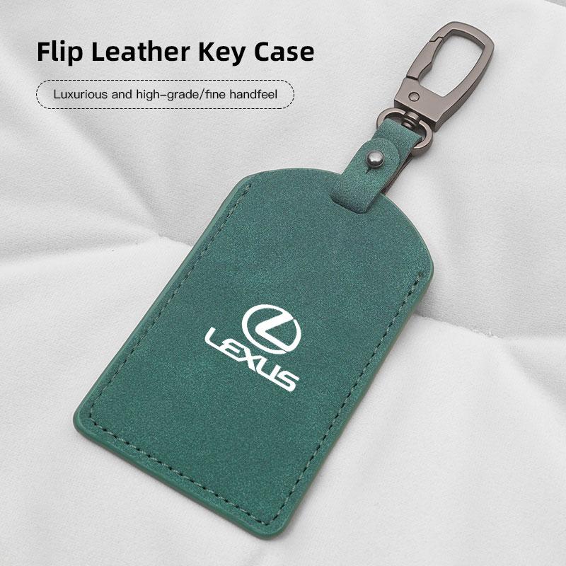 

Luxurious high-grade Flip Leather Key Case For Lexus F SPORT GS GX IS LS LX CT LC RC LBX NX RX 350h 450h ES UX 300e GX460 Ct200h зелёный