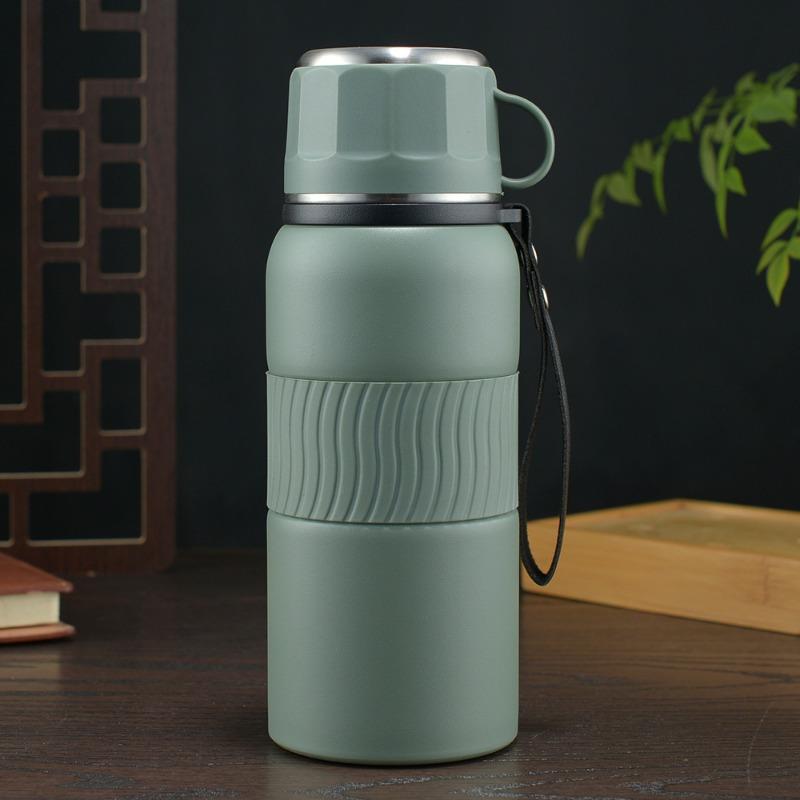 Stainless Steel Large-capacity Insulated Cup Outdoor Travel Kettle Portable Sports Water Bottle