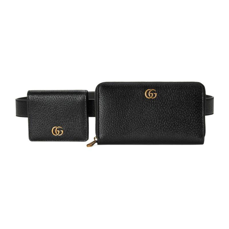 Gucci Gold Label Logo Leather Mother
