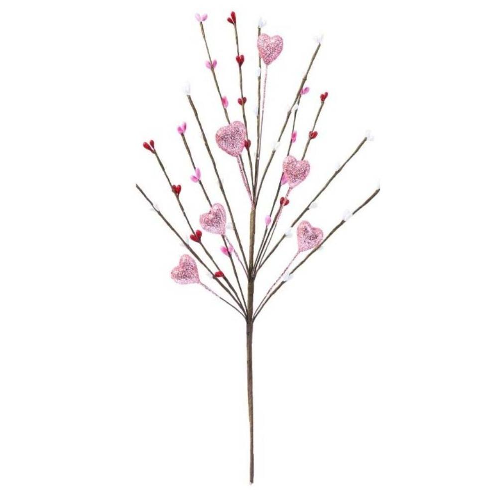 Romantic Heart Bouquet Branch Anti-splash Water Handicraft Artificial Twig Cutting Resin Creative