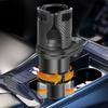 Car Drink Beverage Storage Solution Flexible Adjustment Carbon Fiber Look 360 Degree Rotating Base for Frequent Drivers
