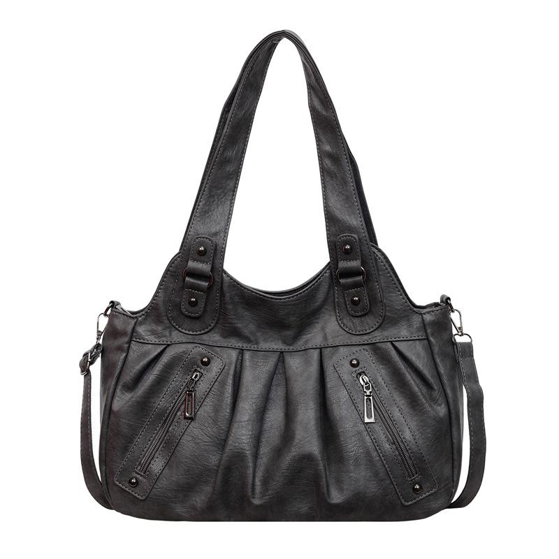 Vintage Women's Large Capacity Shoulder Bag Women's Portable Tote Bag