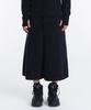 Gicheol Double Waist Bermuda Cotton Pants (Black)
