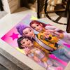 Huntrx Cyberpunk Fashion Area Rug Design for Entryway Kitchen Living Rooms Hallway Anti-slip Rug Anime Office Decor Best for Christmas
