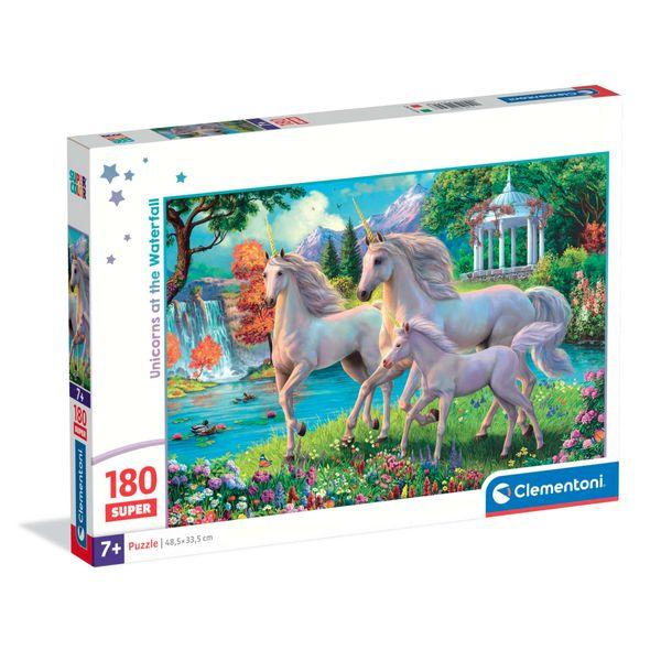 Super 180-piece puzzle. Unicorns