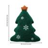 Christmas TreeShaped Soft Throw Tree Shaped Pillow Padded Holiday Cushion for