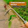Weed Puller Uprooting Weeding Tool Gardening Hand Tools Weeding Hook for Farm Weeding and Loosening Soil Lightweight Hand Tools