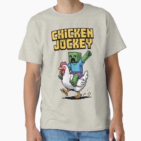Chicken Jockey Essential TShirt Funny Chicken Made In UsaAus TShirt S2xl S
