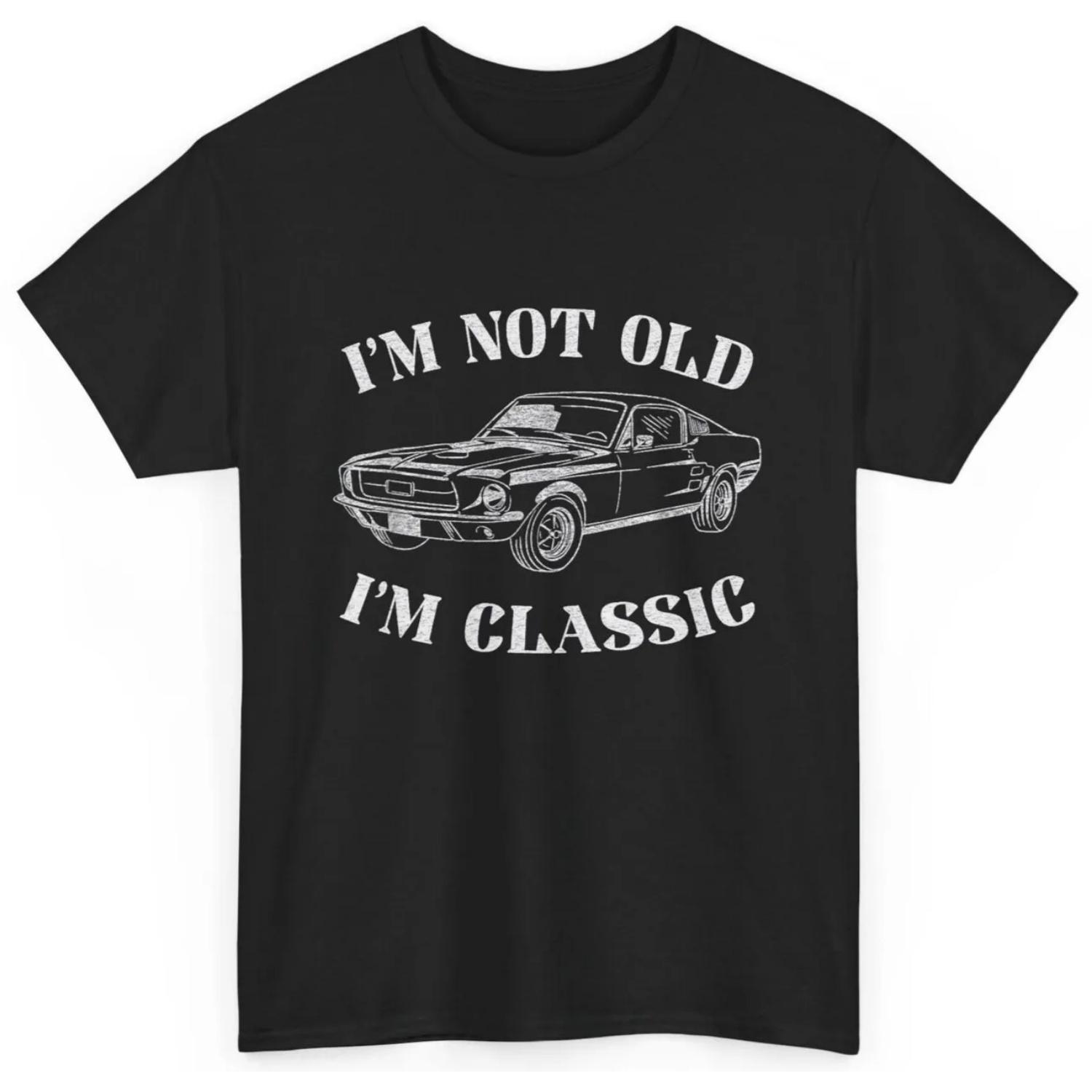 

Funny Old Man Guy Humor Saying Classic Car T Shirt S чёрный