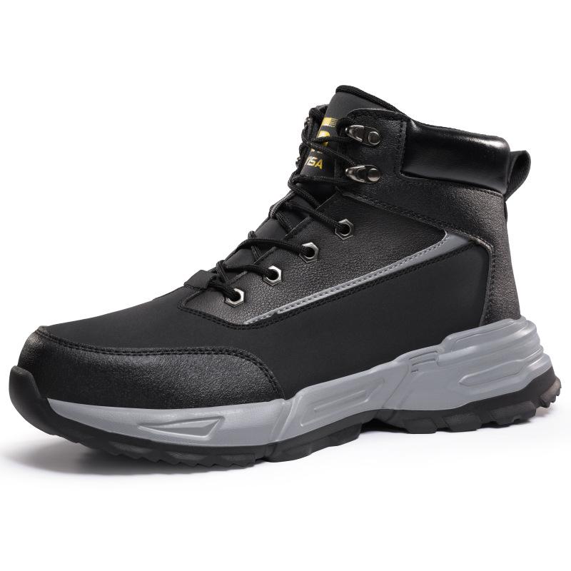 Labor Insurance Shoes Steel Bag Head Lightweight Safety Shoes Comfortable Safety Protection Winter Cotton Shoes