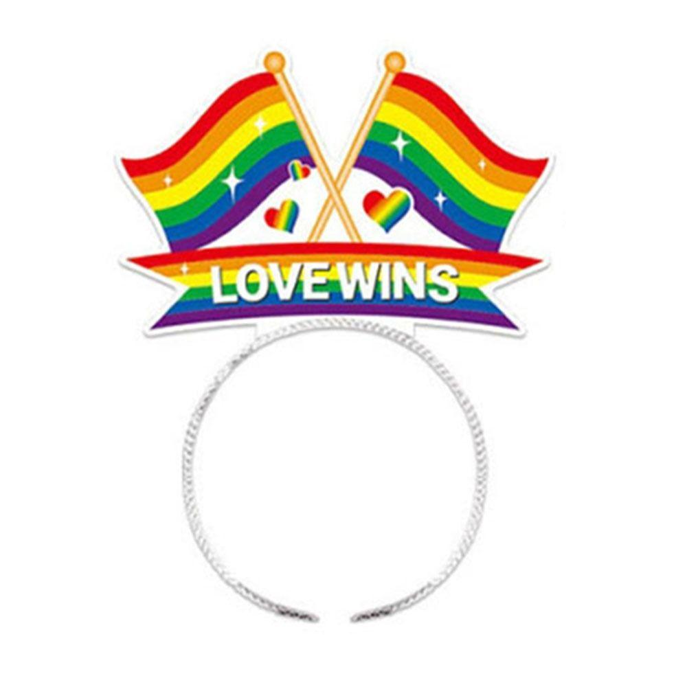 6pcs DIY Hairpin Rainbow Striped Hair Hoop Rainbow Festival Pride Month Hair Bands  Hair Accessories