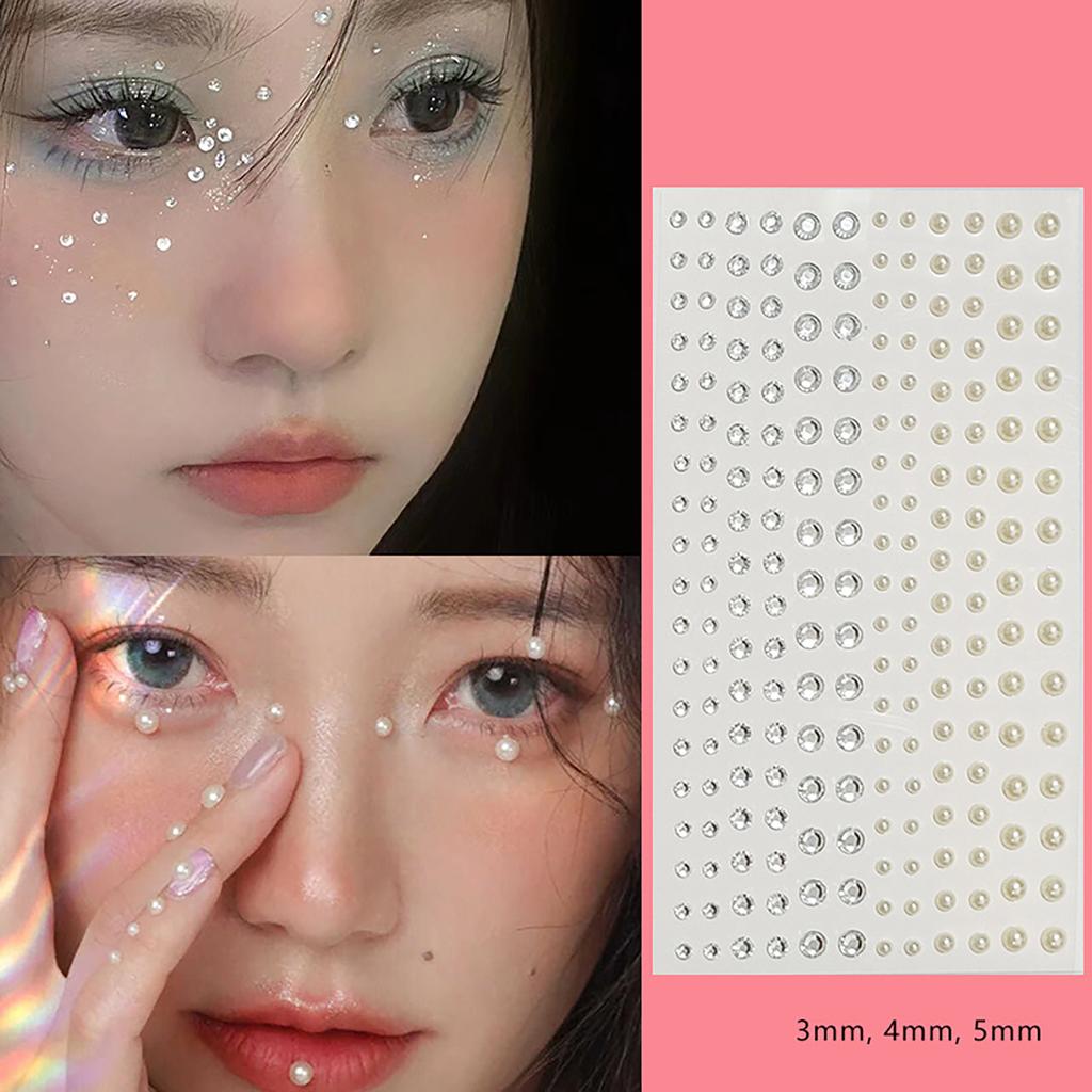 Makeup Face Rhinestones Rhinestones Butterflies Love Hearts Festival Face Jewels for Face Hair Eye Makeup
