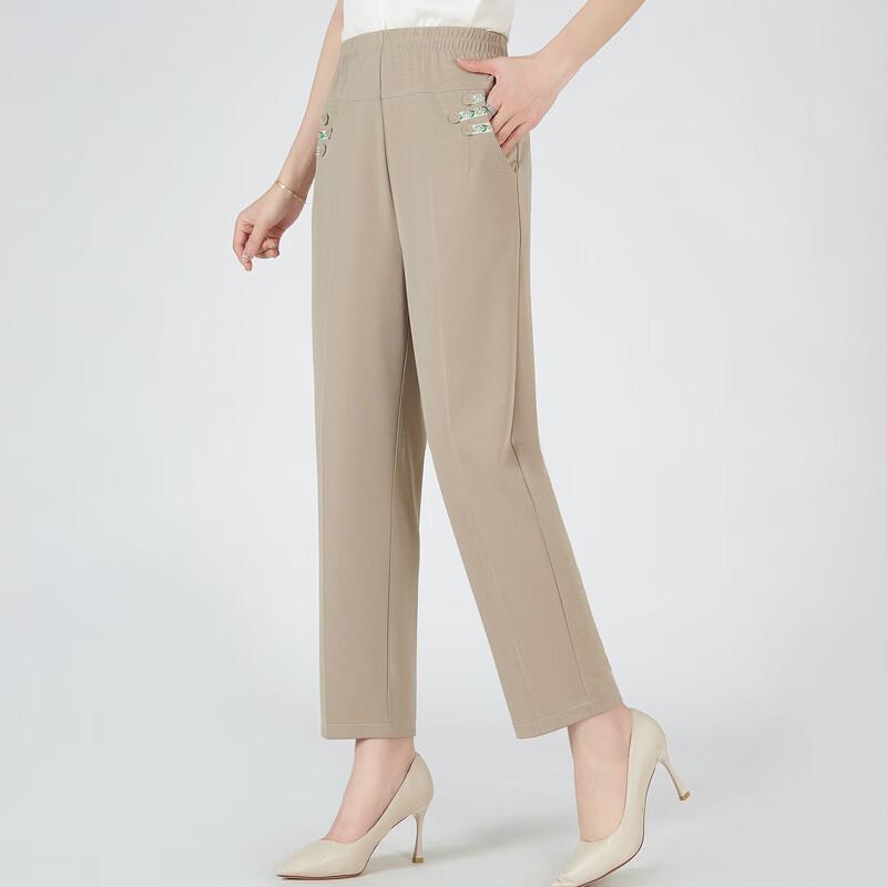 Yalu Zomer Broek voor Dames met Rechte Pijpen van IJszijde