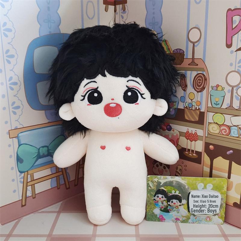 

Кукла из хлопка Xiao Zhan 20 см - Xiao Daitao с пушистыми волосами, коллекционный подарок знаменитости 20cm Standard (In Stock)